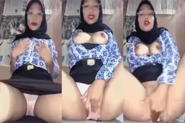 Hijab Kacamata SMA Batik Colmek Brutal