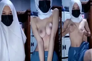 Nina Asanti Hijabers SMA Colmek di Kamar Kost